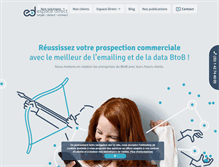 Tablet Screenshot of espace-direct.com